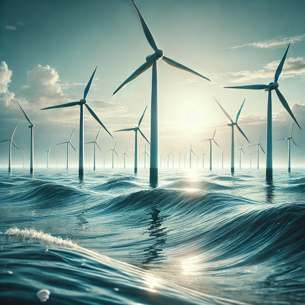 Symblbild Offshore Windpark (KI-Generiert)